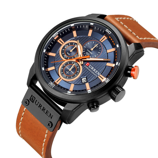 Edge of Time | Waterproof Chronograph Military Watch – Black Edition