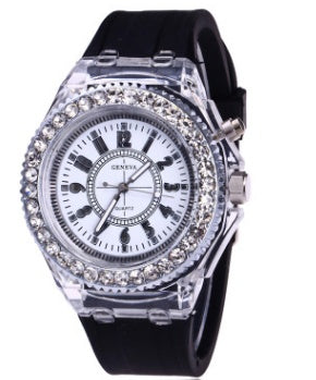 Fashion LED Watch for Women – Geneva Quartz with Glow Dial